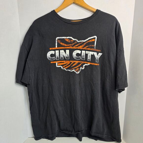 Vintage Cincinnati CIN CITY Bengals Tee, Mens 3XL - Picture 1 of 5